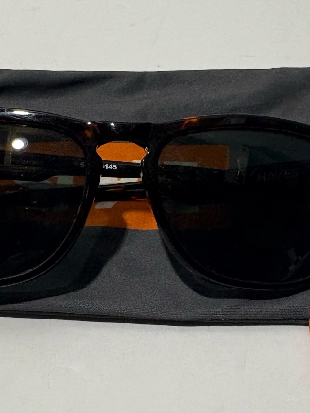 SPY Hayes Tortoise Frame Black Lens Women’s Sunglasses